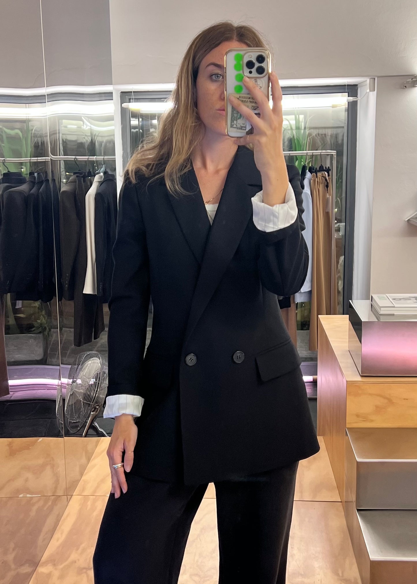 BLAZER NERO DOPPIOPETTO