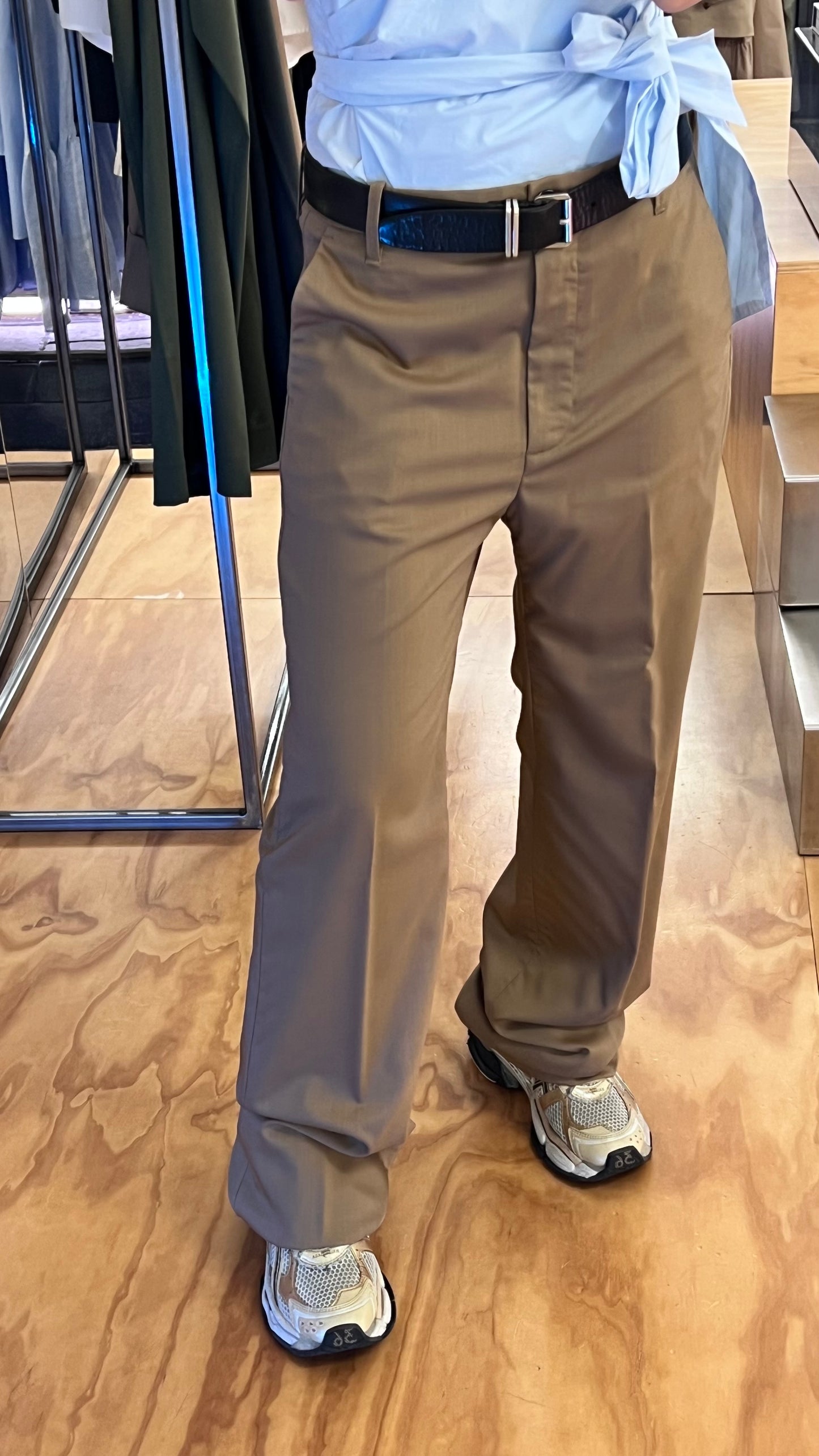 PANTALONE MASCHILE SARTORIALE CAMEL