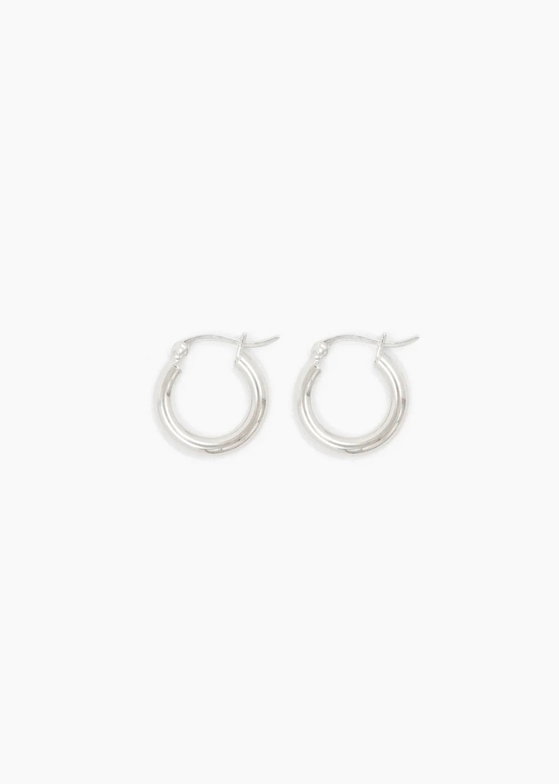 SMALL HOOPS SILVER