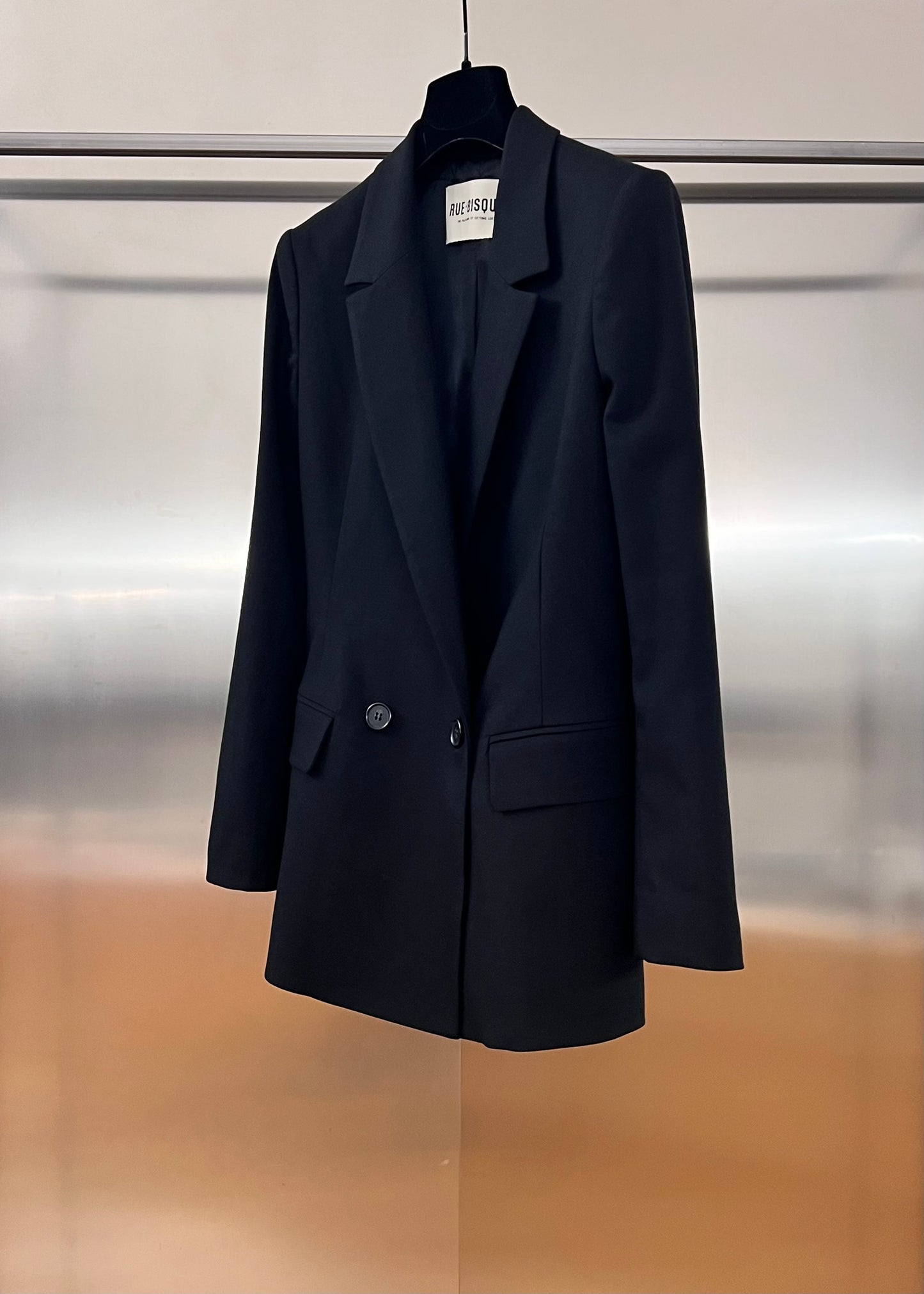 BLAZER NERO DOPPIOPETTO