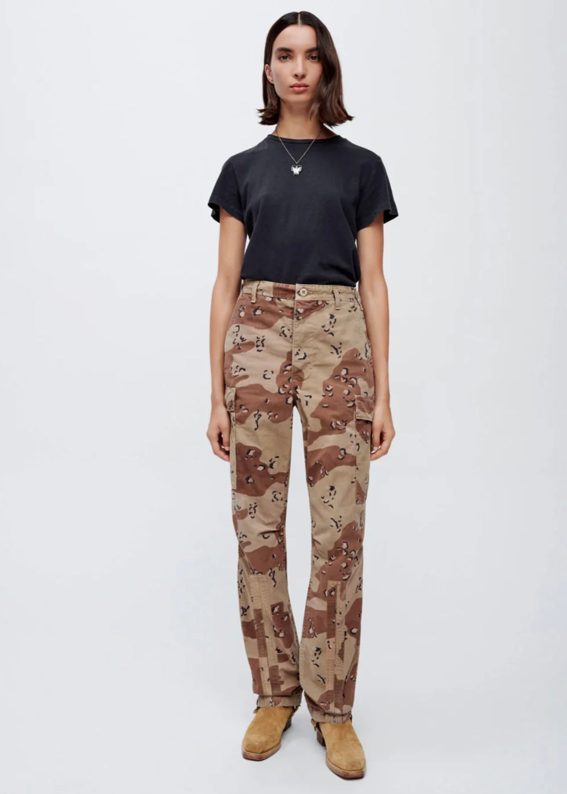 PANTALONI UPCYCLE CARGO DESERT