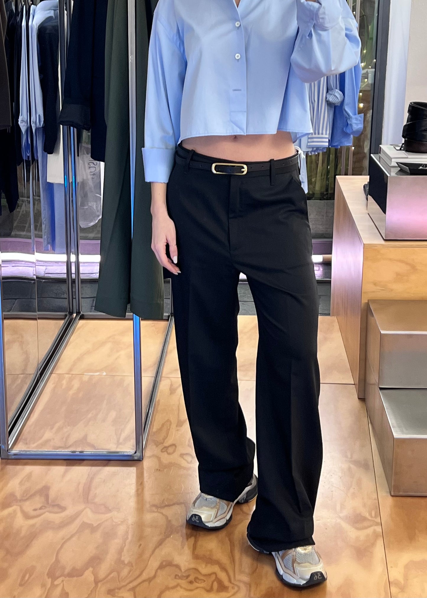 PANTALONE MASCHILE SARTORIALE BLACK