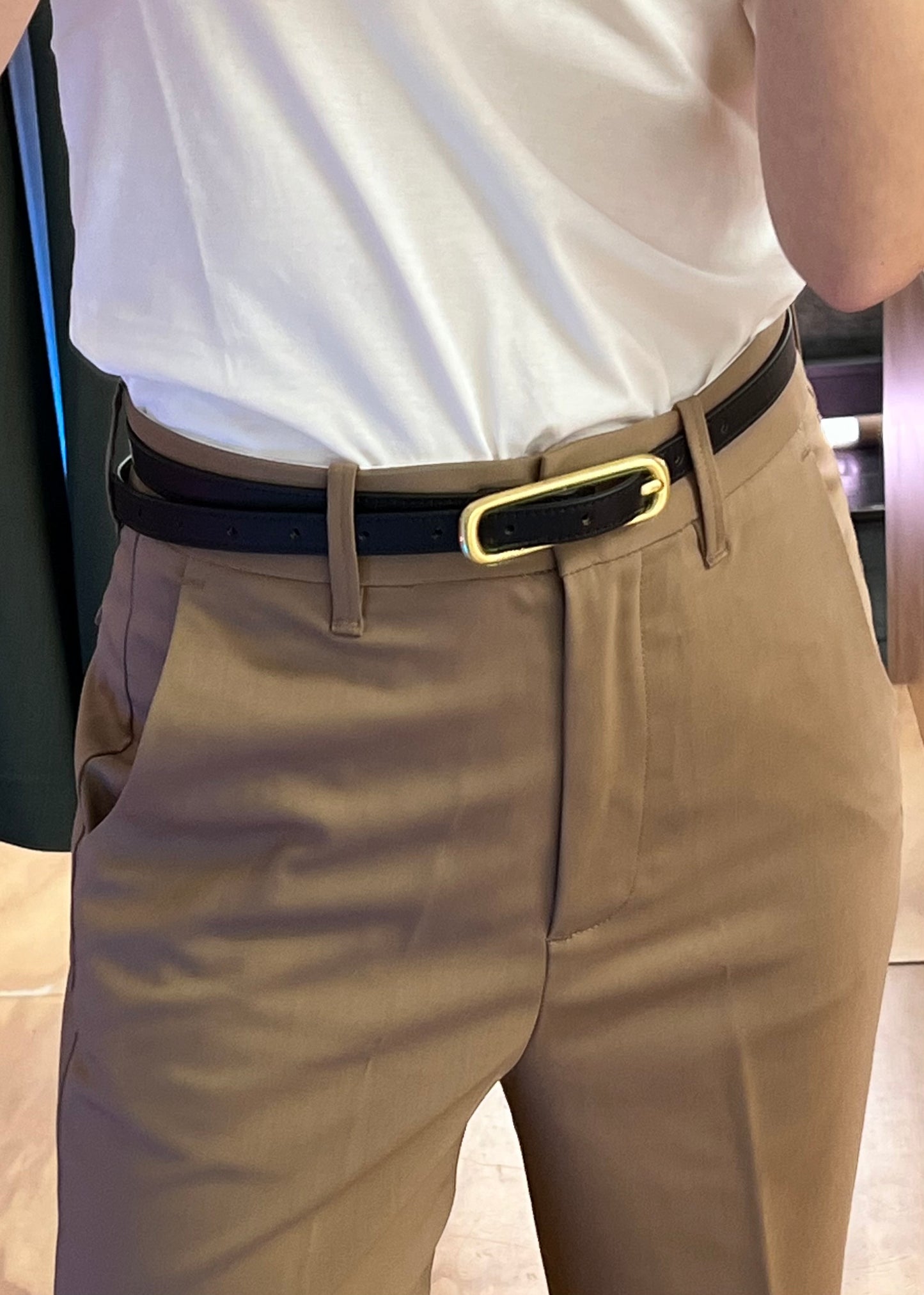 PANTALONE MASCHILE SARTORIALE CAMEL