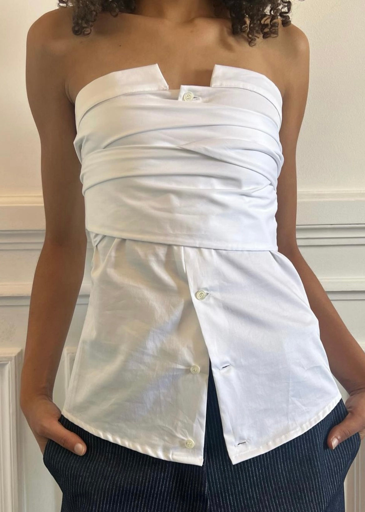 TOP CAMICIA