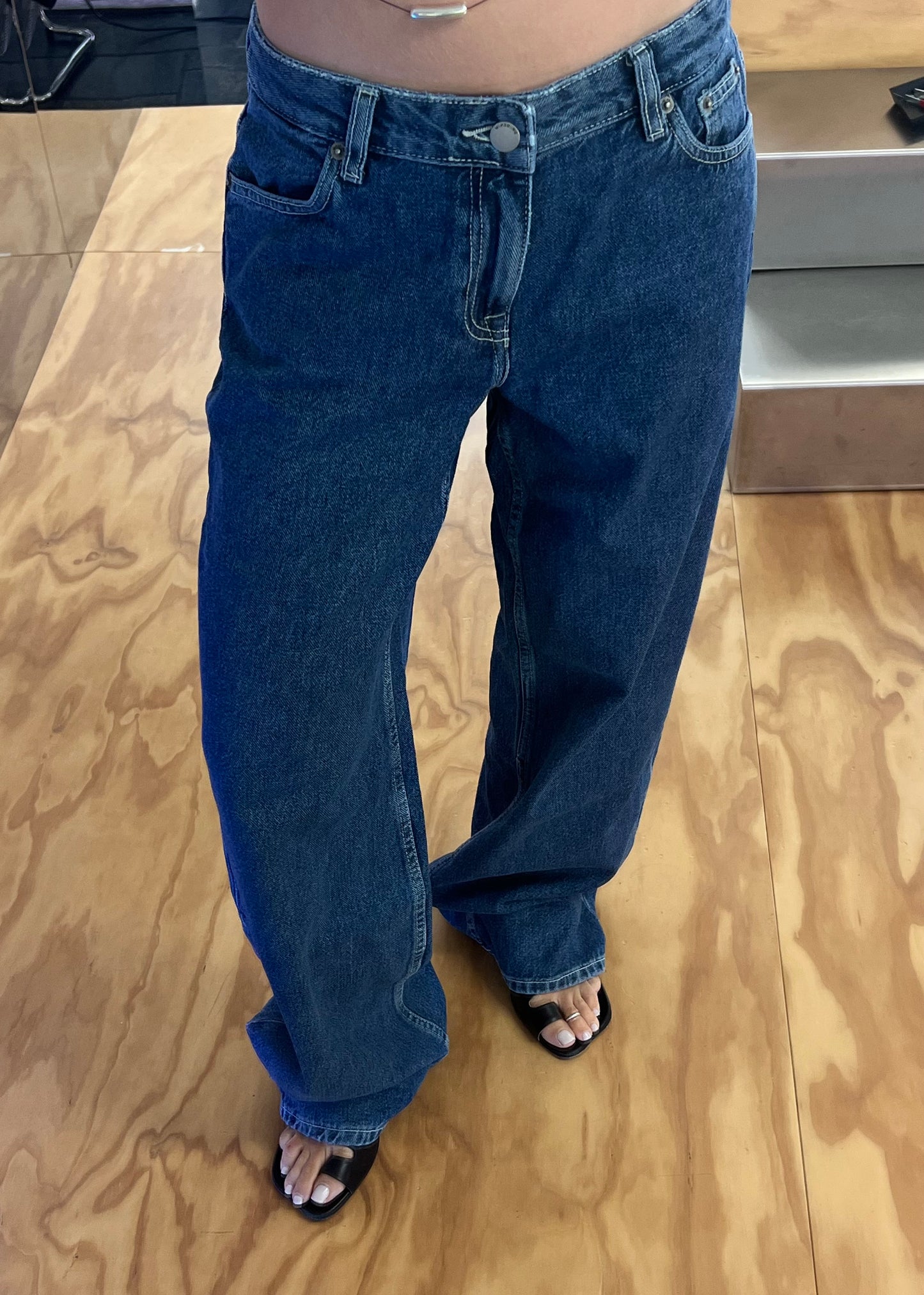 JEANS HILL BLUE MID STONE